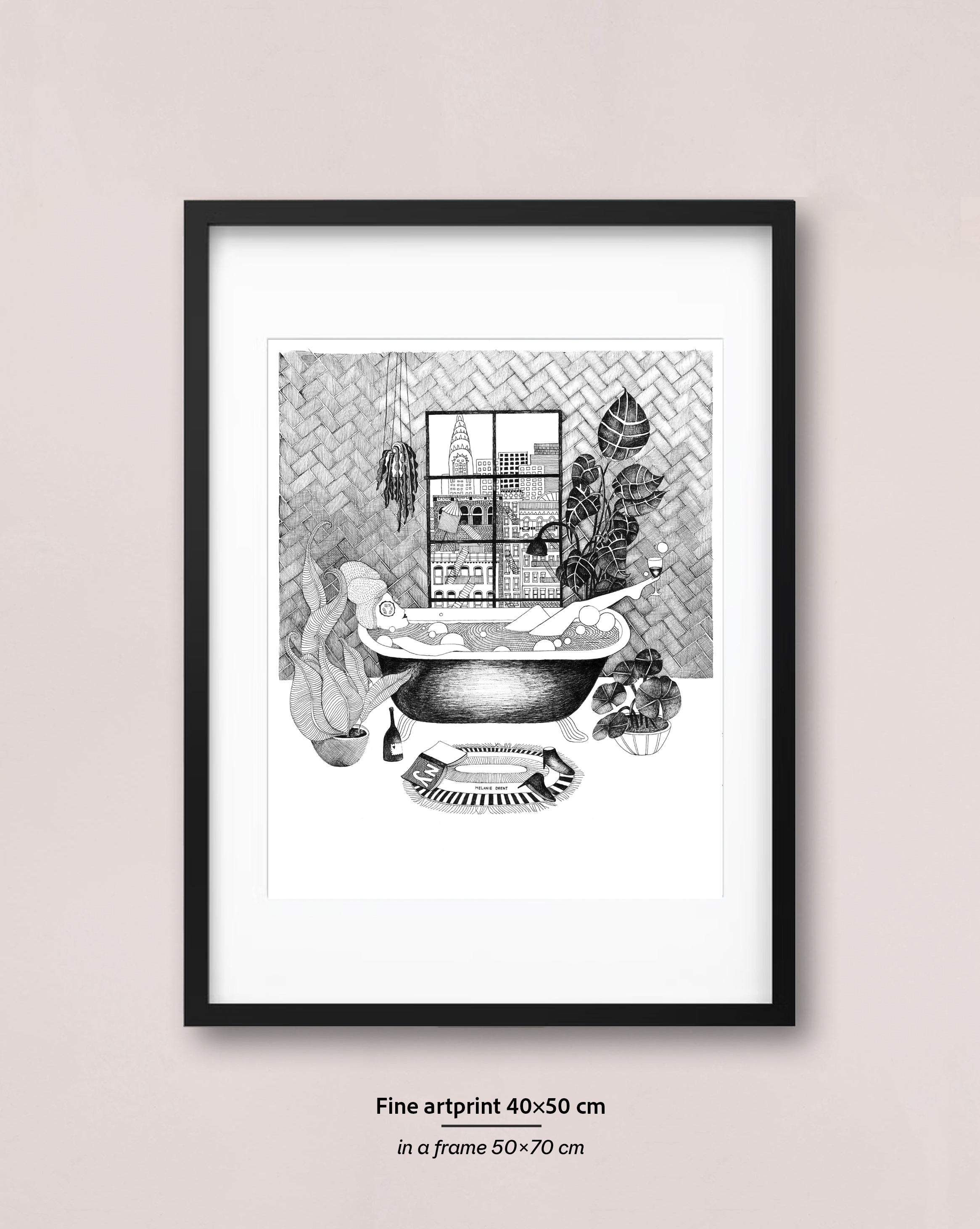 Badkamer in New York