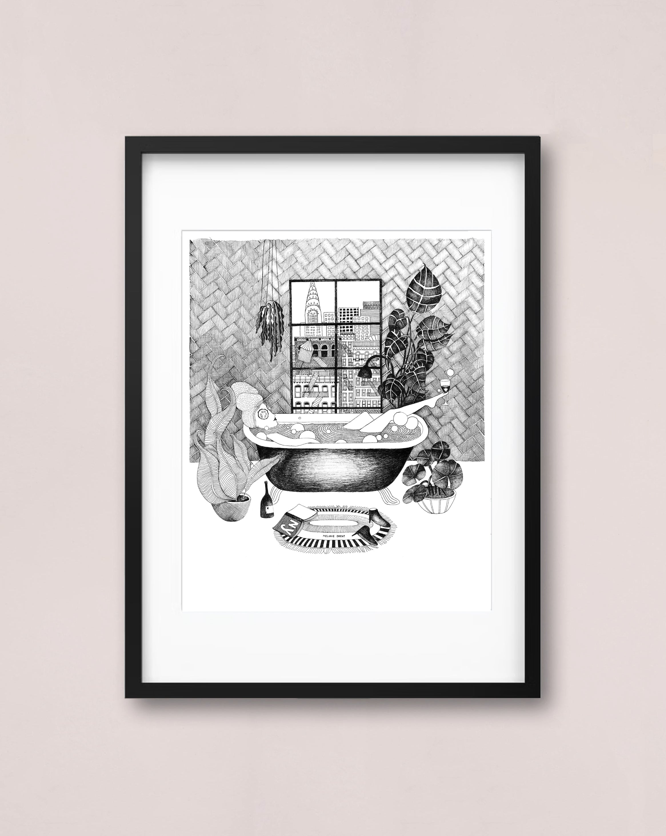 Badkamer in New York