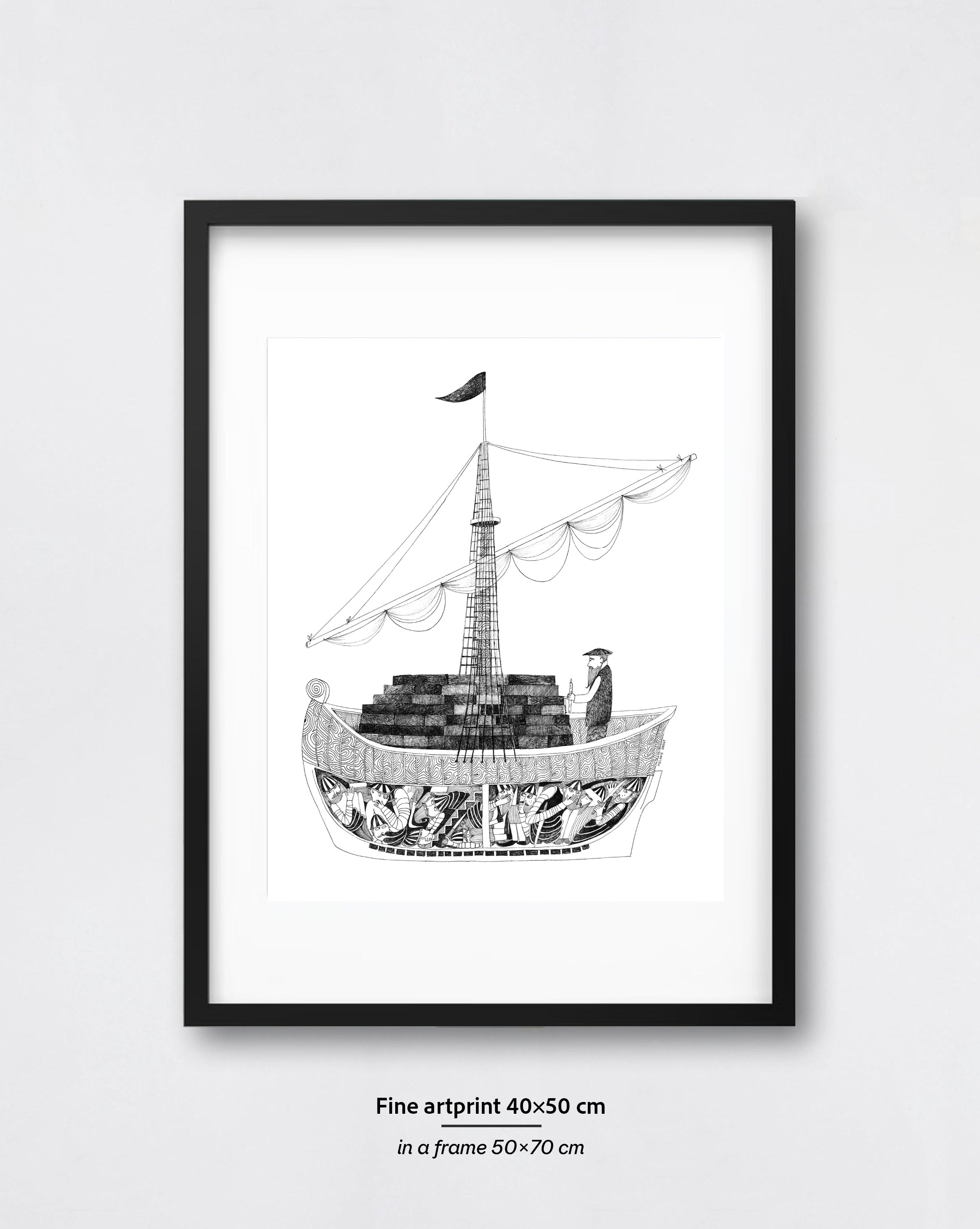 De list met het Turfschip