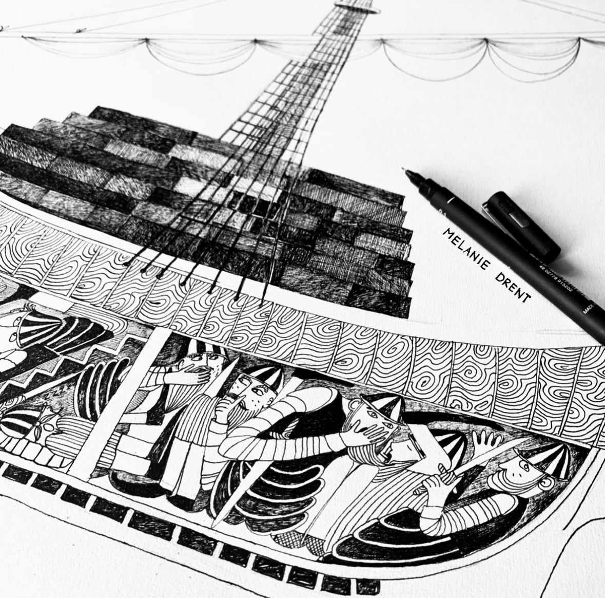 De list met het Turfschip